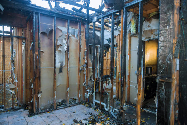 Professional Fire Damage Repair technician working in Devon, PA